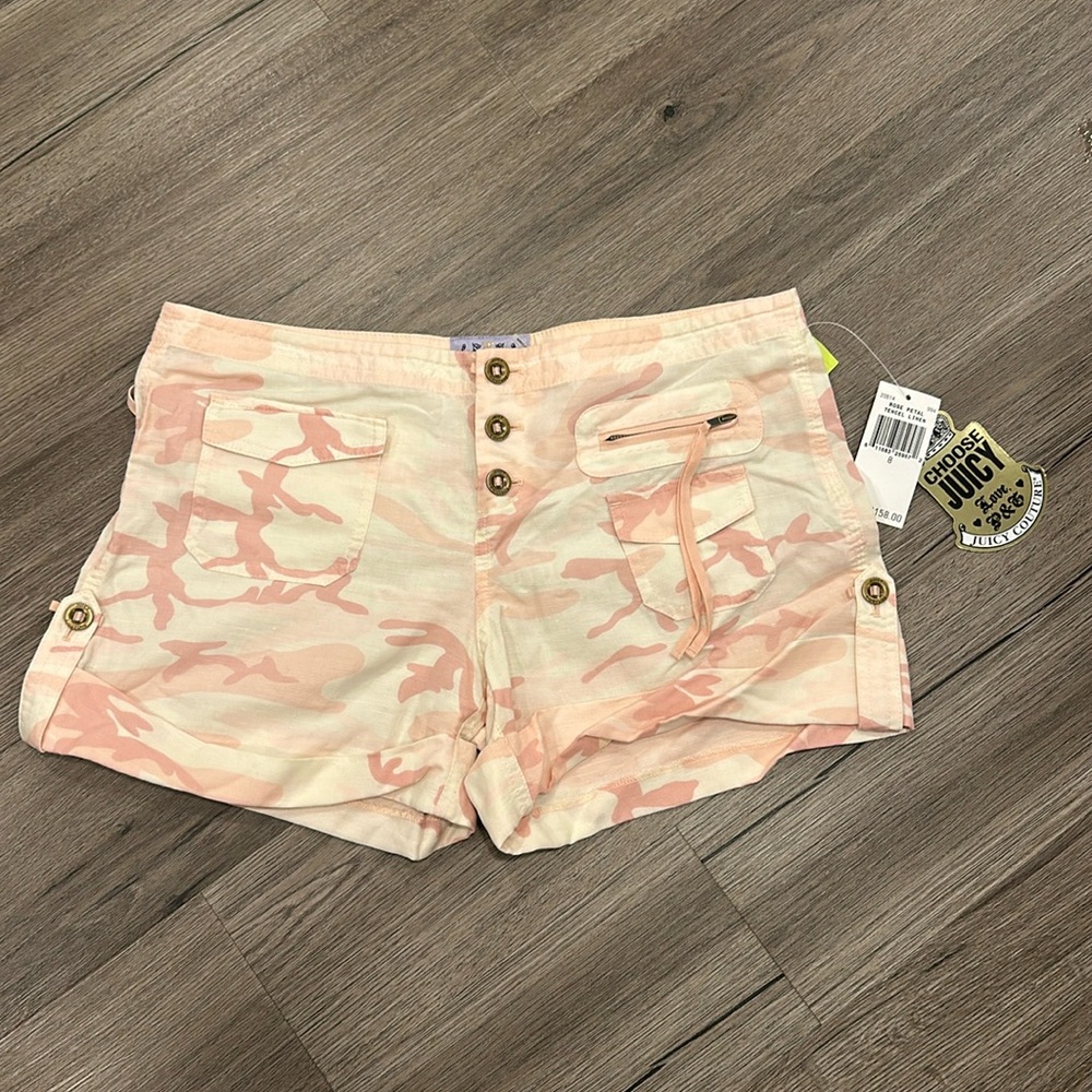 Brand New Juicy Couture linen shorts—Size 8